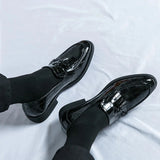 Tryess- Janggi Croc Patent Tassel Loafers