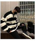 Tryess- Knitted Striped Polo Shirt