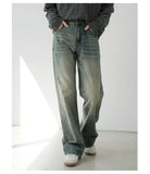 Tryess- Loose Fit Denim Pants