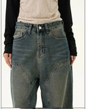 Tryess- Loose Fit Denim Pants