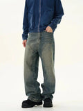 Tryess- Loose Fit Denim Pants