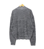 Tryess- Loose Half-zip Sweater