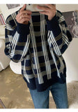 Tryess- Loose Plaid Pullover