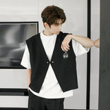 TRYESS-MEN'S NEW FASHION Loose-fit Sleeveless Vest