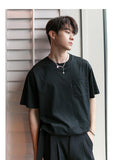 TRYESS-Classy Outfits Mens Fashion Casual Outfits Streetwear T-shirt Design Loose-fitting Basic Tee