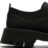 Tryess- Namdaemoon Matt Black Derby Shoes