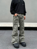 Tryess- Multi-Pocket Cargo Pants