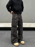 Tryess- Multi-pocket Cargo Pants