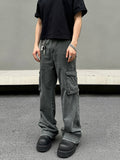 Tryess- Multi-pocket Cargo Pants