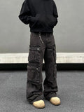 Tryess- Multi-pocket Cargo Pants