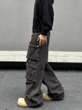 Tryess- Multi-pocket Cargo Pants