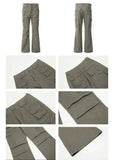 Tryess- Multi-pocket Cargo Pants