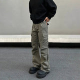 Tryess- Multi-pocket Cargo Pants