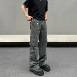 Tryess- Multi-pocket Cargo Pants