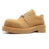 Tryess- Nowan Round Toe Suede Derby Shoes