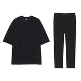 Tryess-TRY No. 1513 PLEATED SHITryess-TRY AND SWEATPANTS SET