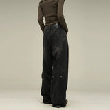 Tryess-TRY No. 10038 BLACK RODEO DENIM JEANS