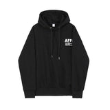 Tryess- TRY5047 BLACK LETTER HOODIE