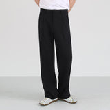 Tryess-TRY No. 1704 WIDE STRAIGHT SUIT PANTS