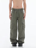 Tryess-TRY No. 9582 CARGO DENIM PANTS