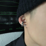 TRYESS-MENS FASHION CASUAL OUTFITS CLOTHING ACCESSORIES TRENDY MEN'S ACCESSORIES CLIP ON HOOP EARRING