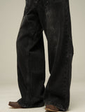 Tryess-TRY No. 10038 BLACK RODEO DENIM JEANS