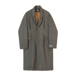 Tryess-TRY No. 3462 SUIT COLLAR WOOLEN COAT JK