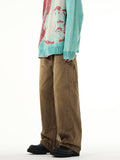 Tryess-TRY No. 10713 BROWN CARPENTER PANTS