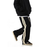 Tryess-TRY No. 9725 BLACK STRIPED PANTS