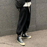 Tryess-TRY No. 1741 PLEATED DRAWSTRING SWEATPANTS