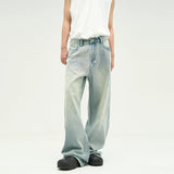 Tryess-TRY No. 10095 WHITE BLUE DENIM JEANS