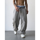 Tryess-TRY No. 9811 TWO PIECE JEAN LOUNGE PANTS