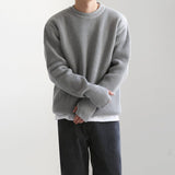 Tryess-TRY No. 3407 KNITTED ROUND NECK SWEATER