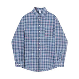 Tryess- TRY4405 BLUE PLAID COLLAR SHIRT