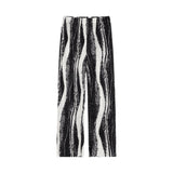 Tryess-TRY No. 1751 THIN PLEATED WIDE PANTS