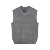 Tryess-TRY No. 1769 GRAY V-NECK VEST