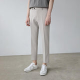 Tryess-TRY No. 1487 CROPPED SLIM PANTS