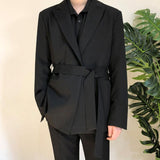 Tryess-TRY No. 2583 BELT BLAZER SUIT JK