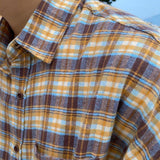 Tryess- TRY4379 YELLOW PLAID COLLAR SHIRT