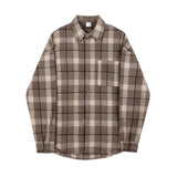 Tryess-TRY No. 2811 WOOLEN PLAID SHITryess-TRY