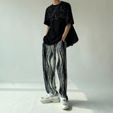 Tryess-TRY No. 1751 THIN PLEATED WIDE PANTS