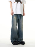 TRYESS- TRY10894 DISTRESSED DENIM JEANS