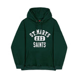 Tryess-TRY No. 3079 GREEN LETTERED HOODIE