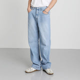 Tryess-TRY No. 1485 DENIM STRAIGHT JEANS