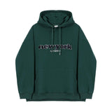 Tryess- TRY5567 LETTERED NEW YORK PULLOVER HOODIE