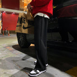 Tryess-TRY No. 5514 WIDE STRAIGHT SWEATPANTS