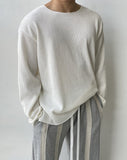 Tryess-TRY No. 10000 KNIT PULLOVER LONG SLEEVE