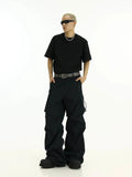 Tryess-TRY No. 10250 CARGO STRAIGHT PANTS