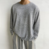 Tryess-TRY No. 10000 KNIT PULLOVER LONG SLEEVE