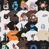 t shirt Travis Scott Cactus Jack Collection Skull Haolian Famous Printed Short Sleeve T-shirt